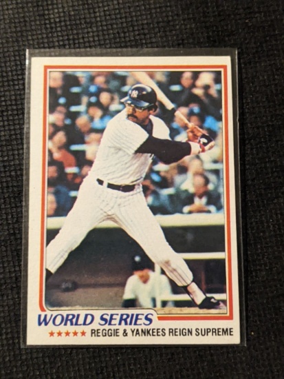1978 Topps #413 Reggie Jackson (World Series) New York Yankees HOFER