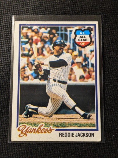 1978 Topps Reggie Jackson New York Yankees HOF #200