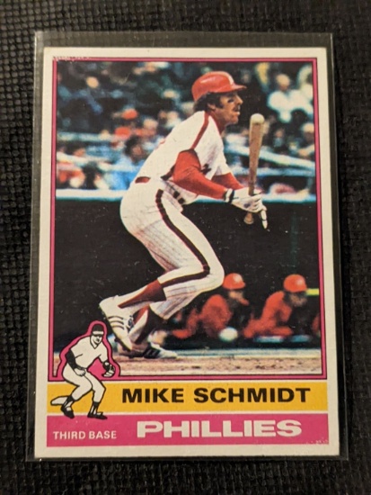 VINTAGE 1976 Topps Mike Schmidt #480 Baseball Card Philadelphia Phillies HOF