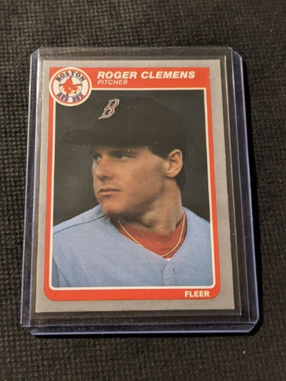 Roger Clemens 1985 Fleer Rookie Card RC #155 Boston Red Sox