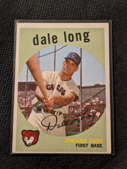 1959 Topps #414 Dale Long Chicago Cubs Vintage Baseball Card