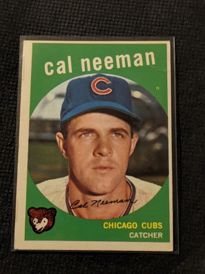 Cal Neeman 1959 Topps Chicago Cubs #367 Vintage