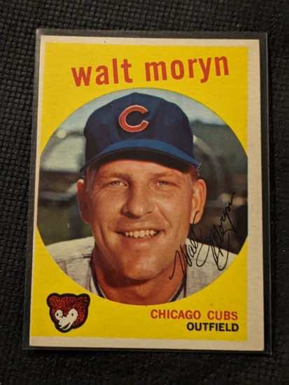 WALT MORYN 1959 Topps #488 Chicago Cubs Vintage Baseball Card