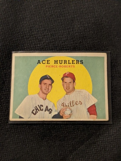 1959 Topps Baseball #156 Ace Hurlers