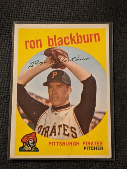 1959 Topps #401 Ron Blackburn Pittsburgh Pirates
