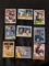 X 9 card Rickey Henderson bulk lot, includes; 1980's, 1990's, 2020's, etc, See pictures