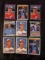 X 9 card Randy Johnson bulk lot, includes; rc's, 1980's, 1990's, Score, Fleer, etc, See pictures