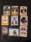 X 9 card Hank Aaron  bulk lot, includes; 1980's, 1990's, 2020's, etc See pictures