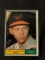 1961 Topps Baltimore Orioles Baseball Card #182 Dave Nicholson RC