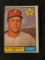 1961 Topps Philadelphia Phillies Baseball Card #202 Al Neiger RC miscut SP