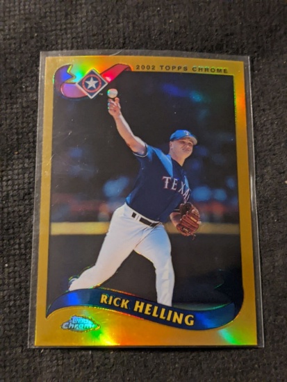 2002 (DIAMONDBACKS) Topps Chrome Gold Refractors #18 Rick Helling