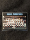 1971 TOPPS Vintage baseball ORIOLES WORLD CHAMPIONS #1 TEAM CARD