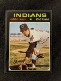 1971 TOPPS EDIE LEON CLEVELAND INDIANS VINTAGE BASEBALL CARD #252
