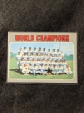 WORLD CHAMPIONS 1970 TOPPS BASEBALL VINTAGE CARD #1 - METS