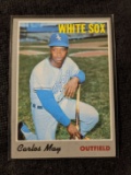 1970 Topps #18 Carlos May Baseball Card