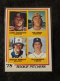 1978 Topps Pitchers Larry Andersen Tim Jones Mickey Mahler RC HOF