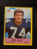 BOB LILLY 1967 CARD Vintage Philadelphia #55 DALLAS COWBOYS HOf