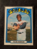 1972 Topps Baseball Card #100 FRANK ROBINSON - Baltimore Orioles HOF