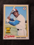 1978 Topps #72 Andre Dawson All-Star Rookie Trophy Baseball Card