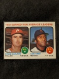 1973 Topps '72 ERA Leaders Steve Carlton and Luis Tiant #65