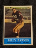 1964 PHILADELPHIA FOOTBALL #183 BILLY BARNES