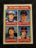 1974 Topps Rookie Catchers - Barry Foote/Tom Lundstedt/Charlie Moore/Sergio ROBLES