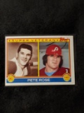 1983 Topps Pete Rose Super Veteran #101 Reds Phillies Vintage