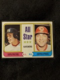 1974 Topps All-Star Catchers - Johnny Bench / Carlton Fisk (HOF) #331