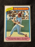 1980 Topps Baseball #4 Pete Rose 79’ Highlights