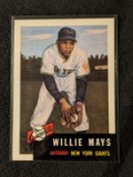 1991 Topps 1953 Willie Mays Archives Reprint Card #244