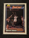 1992-93 Topps MICHAEL JORDAN #3 Highlight Insert Chicago Bulls GOAT HOF