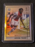 2020-21 Topps Merlin Chrome UCL #10 Lassina Traore Ajax refractor rookie card RC