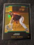 Andy Marte Rookie 2004 Bowman Chrome card BDP135 Atlanta Braves Prospect refractor RC