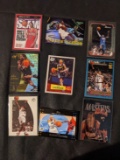 X 9 card Allen Iverson bulk lot, includes; 2000's, 1990's, Acetate EX insert, etc, See pictures