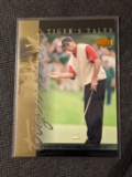 2001 Upper Deck Tiger's Tales #TT24 Tiger Woods Rookie Year Golf Card