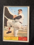 1961 Topps / #16 Billy Muffett / Boston Red Sox,  Vintage Card