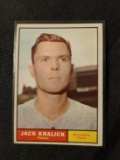 Jack Kralick 1961 Topps Rookie Minnesota Twins #36 Vintage