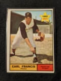 1961 Topps #54 Earl Francis Rookie Pittsburgh Pirates MLB Vintage Baseball Card