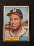 Ron Piche 1961 Topps Rookie Milwaukee Braves #61 Vintage