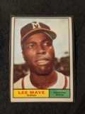 1961 Topps Milwaukee Braves Baseball Card #84 Lee Maye