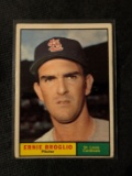 1961 Topps Baseball - Ernie Broglio - # 420 Cardinals Vintage