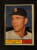1961 Topps St. Louis Cardinals Baseball Card #127 Ron Kline