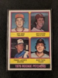 1976 Topps Rookie Pitchers - Don Aase/Jack Kucek/Frank LaCorte/Mike Pazik Rookie