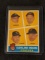 1960 Topps Cleveland Indians Coaches Harder/White/Lemon/Kress