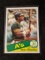 1985 TOPPS RICKEY HENDERSON #115  HOFER