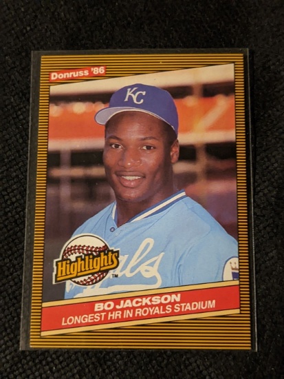 1986 DONRUSS HIGLIGHTS #43 - BO JACKSON - RC