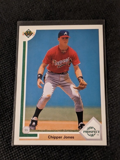 1991 Upper Deck Chipper Jones #55 Rookie Atlanta Braves HOF