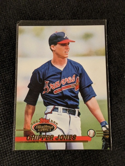 Chipper Jones 1993 Topps Stadium Club #638 Rookie Card RC