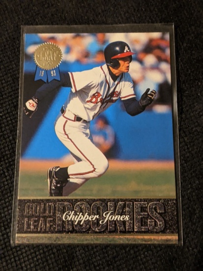 Chipper Jones /Atlanta Braves/ 1993 Leaf Rookies # 19 of 20.