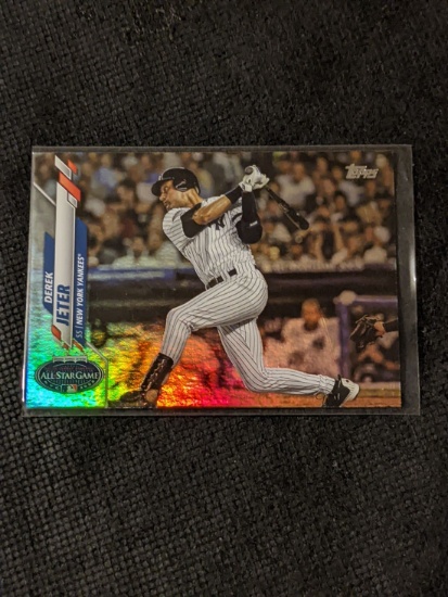 2020 Topps Update Series #U-257 Derek Jeter New York Yankees Holo  Parallel Insert SP